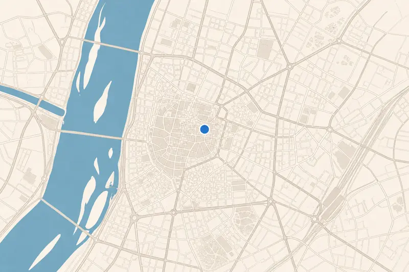 Plan stylisé de Valence